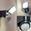 hofstein Applique murale d'extérieur Larvik LED Anthracite, 1 lumière, Détecteur de mouvement* Lampes Modernes