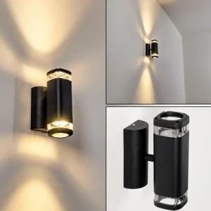 hofstein Applique murale d'extérieur Corneda Noir, 1 lumière* Lampes Modernes