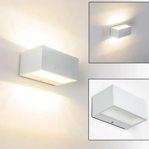 hofstein Applique murale d'extérieur Spider LED Blanc, 1 lumière* Lampes Modernes