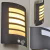 hofstein Applique murale d'extérieur Alslev Anthracite, 1 lumière, Détecteur de mouvement* Lampes Modernes