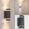 hofstein Applique murale d'extérieur Tagish Anthracite, 2 lumières* Lampes Modernes