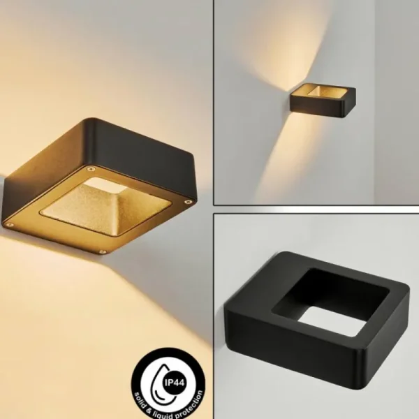 hofstein Applique murale d'extérieur Strandbyn LED Noir, 1 lumière* Lampes Modernes