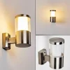 hofstein Applique murale d'extérieur Leon LED Nickel mat, 1 lumière* Lampes Modernes