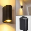 hofstein Applique murale d'extérieur Nordborg LED Noir, 2 lumières* Lampes Modernes