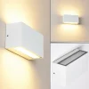 hofstein Applique murale d'extérieur Duluth LED Blanc, 1 lumière* Lampes Modernes