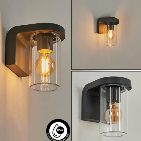 hofstein Applique murale d'extérieur Radnor Anthracite, 1 lumière* Lampes Modernes