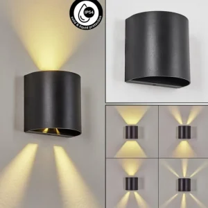 hofstein Applique murale d'extérieur Arteaga LED Noir, 1 lumière* Lampes Modernes