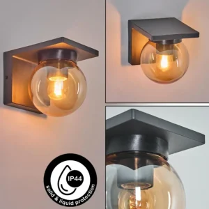 hofstein Applique murale d'extérieur Aquin Anthracite, 1 lumière* Lampes Modernes