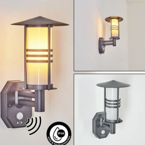 hofstein Applique murale d'extérieur Forli Anthracite, 1 lumière, Détecteur de mouvement* Lampes Modernes