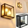 hofstein Applique murale d'extérieur Caudry Noir, 2 lumières* Lampes Modernes