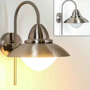 hofstein Applique murale d'extérieur Gielas Acier inoxydable, 1 lumière* Lampes Modernes
