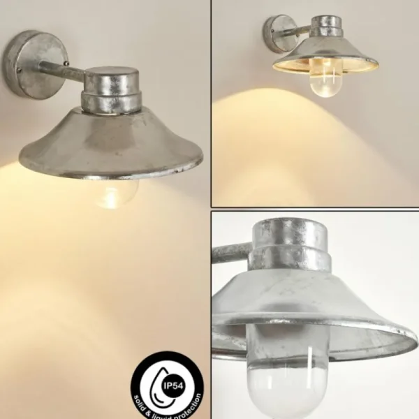 hofstein Applique murale d'extérieur Pumiri LED Zingué, 1 lumière* Lampes Modernes