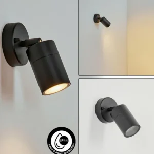 hofstein Applique murale d'extérieur Corneda Noir, 1 lumière* Lampes Modernes