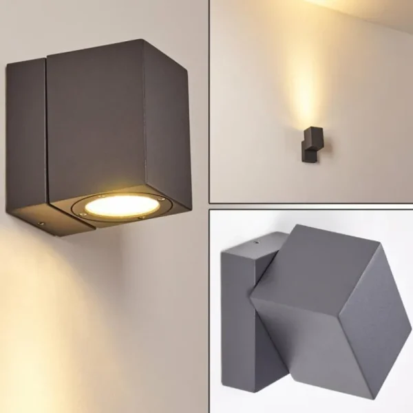 hofstein Applique murale d'extérieur Bregenz LED Anthracite, 1 lumière* Lampes Modernes