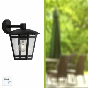 hofstein Applique murale d'extérieur Brilliant Riley Noir, 1 lumière* Lampes Modernes