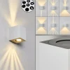 hofstein Applique murale d'extérieur Mora LED Blanc, 2 lumières* Lampes Modernes