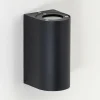 hofstein Applique murale d'extérieur Boda Noir, 2 lumières* Lampes Modernes