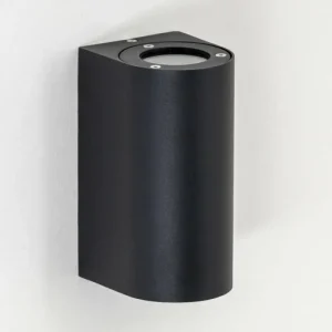 hofstein Applique murale d'extérieur Boda Noir, 2 lumières* Lampes Modernes