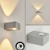 hofstein Applique murale d'extérieur Curvel LED Argenté, 2 lumières* Lampes Modernes