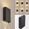 hofstein Applique murale d'extérieur Benin LED Noir, 2 lumières* Lampes Modernes