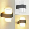hofstein Applique murale d'extérieur Cesta LED Noir, 2 lumières* Lampes Modernes