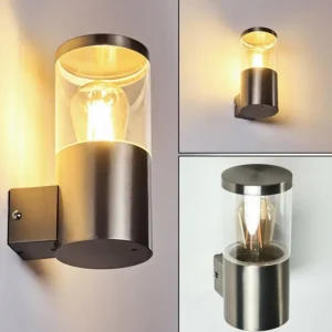 hofstein Applique murale d'extérieur Bodio Chrome, 1 lumière* Lampes Modernes