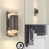 hofstein Applique murale d'extérieur Nabawa Anthracite, 2 lumières* Lampes Modernes