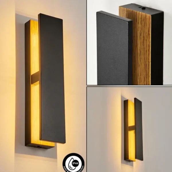 hofstein Applique murale d'extérieur Berna LED Couleur bois, 1 lumière* Lampes Modernes