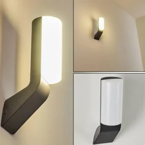 hofstein Applique murale d'extérieur Bovlund LED Noir, 1 lumière* Lampes Modernes
