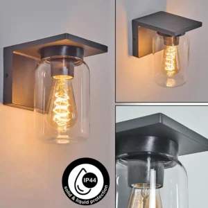 hofstein Applique murale d'extérieur Aquin Anthracite, 1 lumière* Lampes Modernes