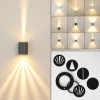 hofstein Applique murale d'extérieur Mora LED Gris, 2 lumières* Lampes Modernes