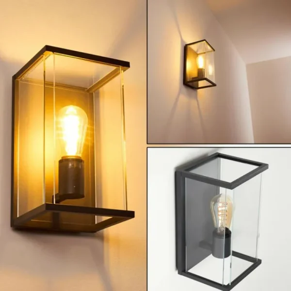 hofstein Applique murale d'extérieur Faroer Anthracite, 1 lumière* Lampes Modernes