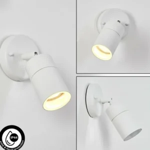 hofstein Applique murale d'extérieur Aketohoin LED Blanc, 1 lumière* Lampes En Verre