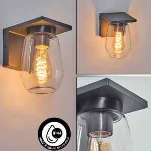 hofstein Applique murale d'extérieur Aquin Anthracite, 1 lumière* Lampes Modernes