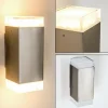 hofstein Applique murale d'extérieur Tibor LED Acier inoxydable, 2 lumières* Lampes Modernes