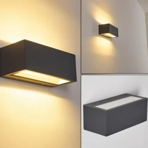 hofstein Applique murale d'extérieur Spidern LED Aluminium, 1 lumière* Lampes Modernes