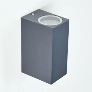 hofstein Applique murale d'extérieur Kingstown Anthracite, 2 lumières* Lampes Modernes