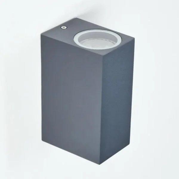 hofstein Applique murale d'extérieur Kingstown Anthracite, 2 lumières* Lampes Modernes