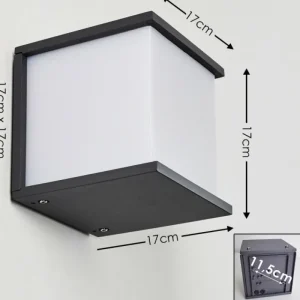 hofstein Applique murale d'extérieur Ebba Anthracite, 1 lumière* Lampes Modernes
