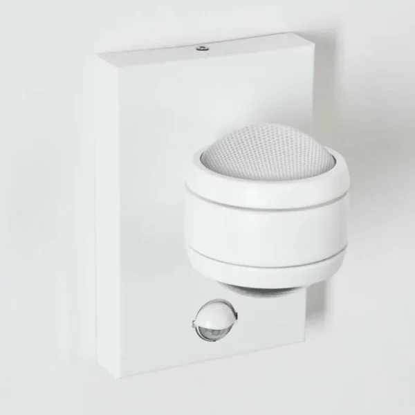 hofstein Applique murale d'extérieur Borlo LED Blanc, 2 lumières, Détecteur de mouvement* Lampes Modernes