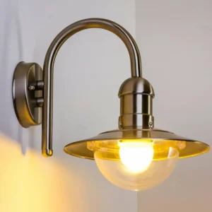 hofstein Applique murale d'extérieur Elima Acier inoxydable, 1 lumière* Lampes Modernes