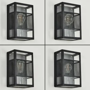 hofstein Applique murale d'extérieur Nelgen Noir, 1 lumière* Lampes Modernes