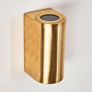 hofstein Applique murale d'extérieur Boda Laiton, 2 lumières* Lampes Modernes