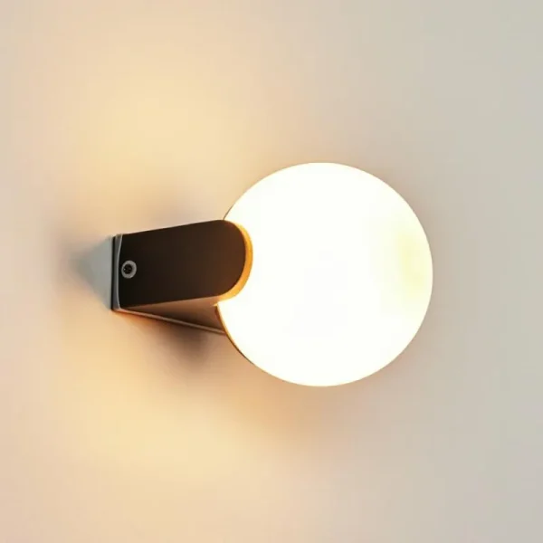 hofstein Applique murale d'extérieur Kalfhaga Noir, 1 lumière* Lampes Modernes