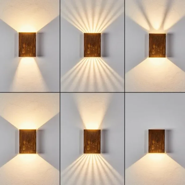 hofstein Applique murale d'extérieur Benin LED Rouille, 1 lumière* Lampes Modernes