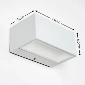 hofstein Applique murale d'extérieur Spider LED Blanc, 1 lumière* Lampes Modernes
