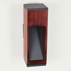 hofstein Applique murale d'extérieur Byremo Bois foncé, Noir, 1 lumière* Lampes Modernes