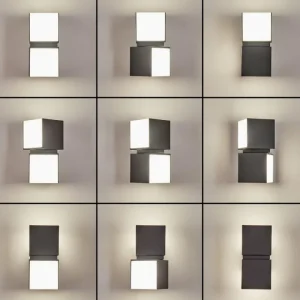 hofstein Applique murale d'extérieur Swanek LED Anthracite, 1 lumière* Lampes Modernes