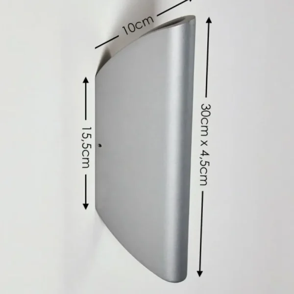 hofstein Applique murale d'extérieur Gatunga LED Argenté, 2 lumières* Lampes Modernes