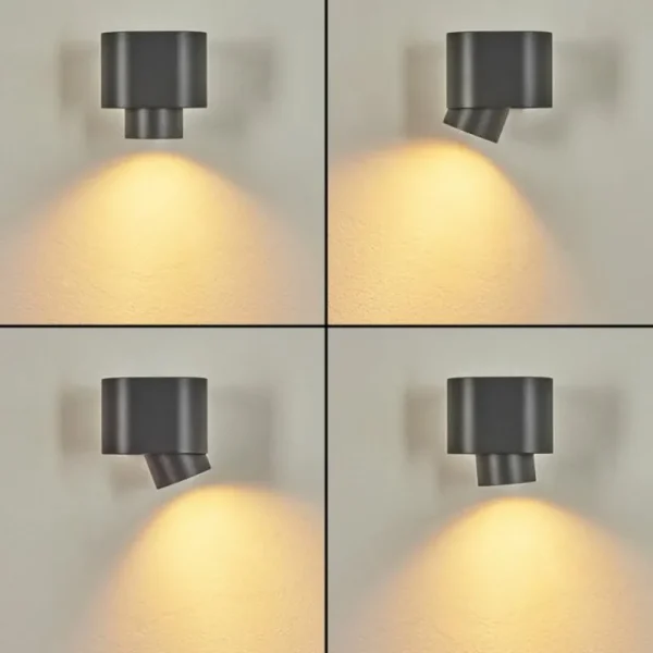 hofstein Applique murale d'extérieur Guampacha Anthracite, 1 lumière* Lampes Modernes